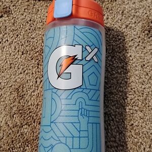 Lionel Messi Blue and Orange Water Bottle